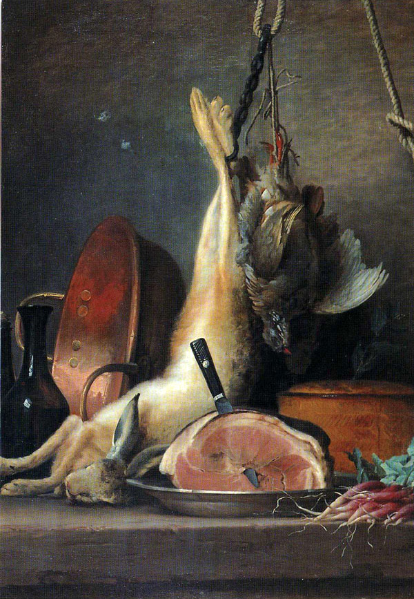still life with rabbit